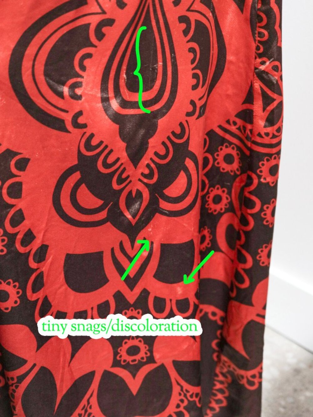 Bohemian Orange & Brown Paisley Print Halter Maxi Dress w/ Plunging Deep V Neck - Picture 6 of 9